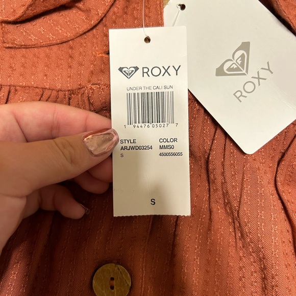 maroon/orange roxy dress - Picture 5 of 5